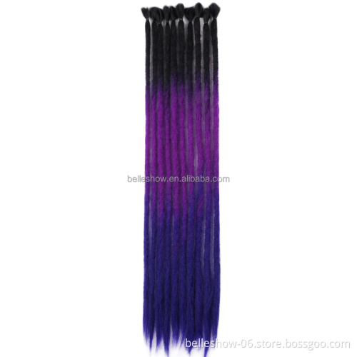 wholesale 20inch  soft dreadlock braids dreadlocks synthetic hair